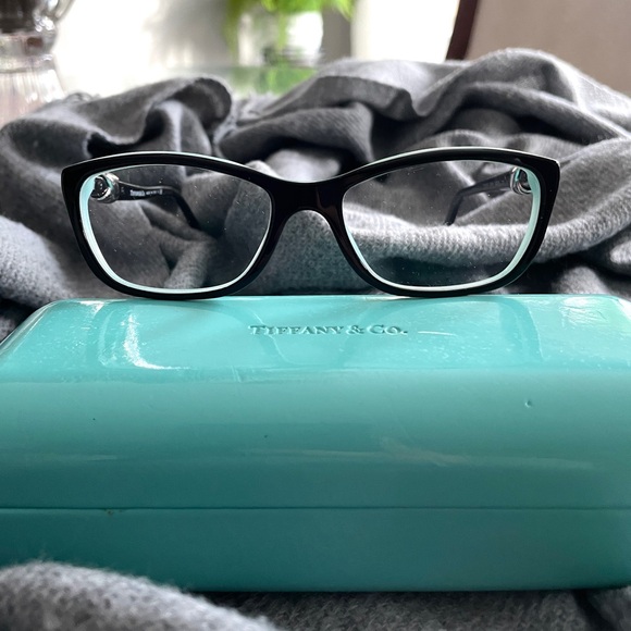 Black on Tiffany Blue Glasses - Picture 4 of 7